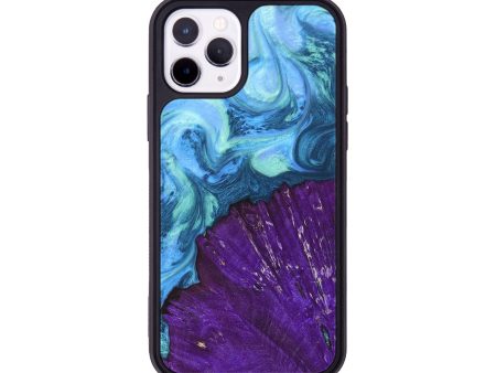 iPhone 11 Pro Wood+Resin Phone Case - Giuliana (Blue, 675882) Sale