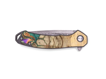 EDC Wood+Resin Pocket Knife - Brenden (Pattern, 671956) Online now