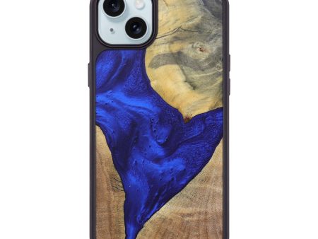 iPhone 15 Plus Wood+Resin Phone Case - Elmer (Mosaic, 673350) For Sale