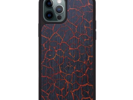 iPhone 12 Pro Max Wood+Resin Phone Case - Brendon (Lava, 675459) on Sale