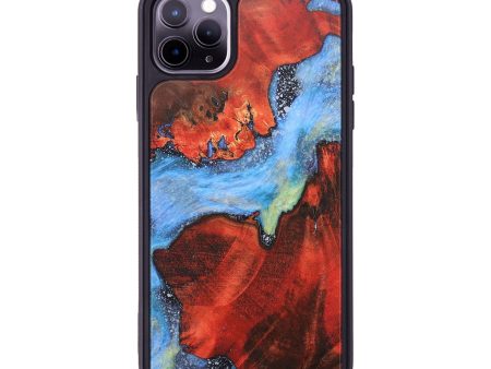 iPhone 11 Pro Max Wood+Resin Phone Case - Lena (Cosmos, 674348) For Discount