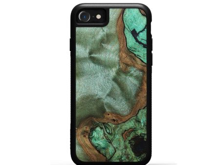 iPhone SE Wood+Resin Phone Case - Aliyah (Wood Burl, 672542) Online Hot Sale