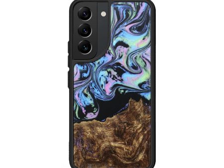 Galaxy S22 Wood+Resin Phone Case - Jack (Aurora, 673667) For Cheap