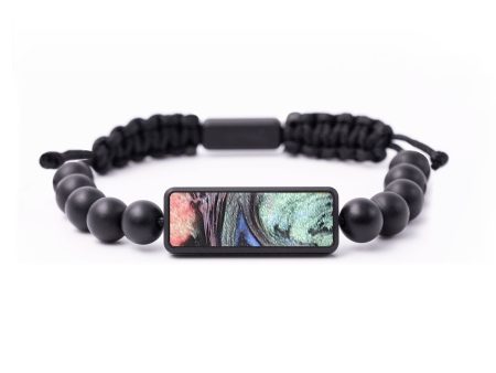 Onyx Bead Wood+Resin Bracelet - Esteban (Aurora, 673784) Online Sale