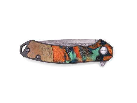 EDC Wood+Resin Pocket Knife - Trevon (Cosmos, 671966) Discount