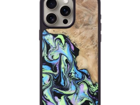 iPhone 15 Pro Max Wood+Resin Phone Case - Aaron (Aurora, 673674) Online