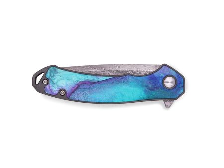 EDC ResinArt Pocket Knife - Jazmin (Watercolor, 671935) Fashion