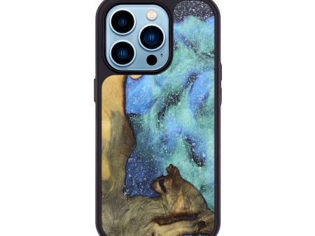 iPhone 14 Pro Wood+Resin Phone Case - Albert (Cosmos, 674417) Hot on Sale