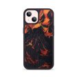 iPhone 14 Wood+Resin Phone Case - Darin (Lava, 673502) For Sale