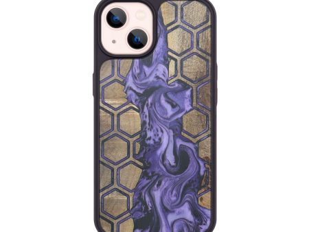 iPhone 14 Wood+Resin Phone Case - Eloise (Pattern, 674122) For Discount