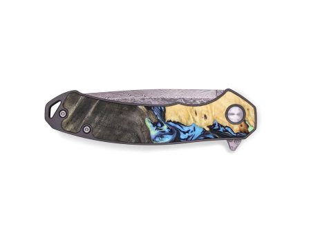 EDC Wood+Resin Pocket Knife - Carolyn (Aurora, 672050) Fashion