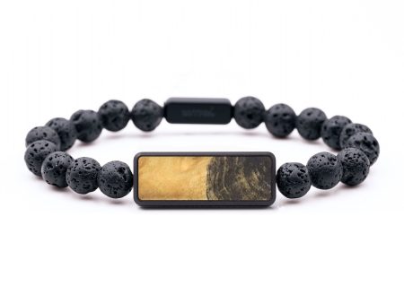 Lava Bead  Bracelet - Gail (Wood Burl, 675737) Hot on Sale