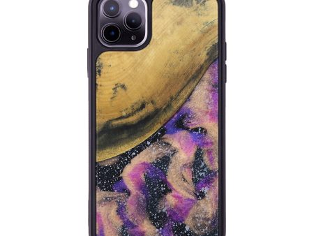 iPhone 11 Pro Max Wood+Resin Phone Case - Marc (Cosmos, 672205) Online Sale