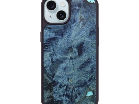 iPhone 15 Wood+Resin Phone Case - Addilyn (Wood Burl, 675814) Sale