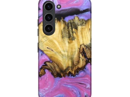 Galaxy S23 Wood+Resin Live Edge Phone Case - Mekhi (Purple, 674711) Supply