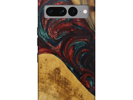 Pixel 7 Pro Wood+Resin Live Edge Phone Case - Wade (Green, 672303) Sale