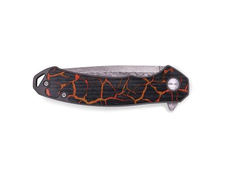 EDC Wood+Resin Pocket Knife - Allyson (Lava, 672063) Online now