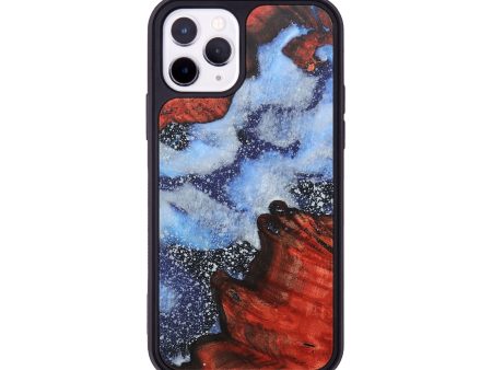 iPhone 11 Pro Wood+Resin Phone Case - Braydon (Cosmos, 674371) For Sale