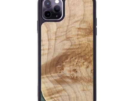 iPhone 11 Pro Max Wood+Resin Phone Case - Patty (Wood Burl, 675845) For Discount