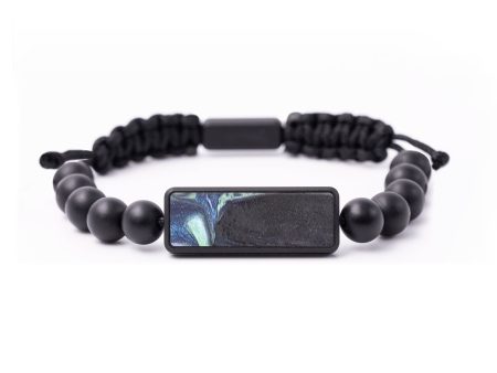 Onyx Bead Wood+Resin Bracelet - Atticus (Aurora, 673886) Online Hot Sale