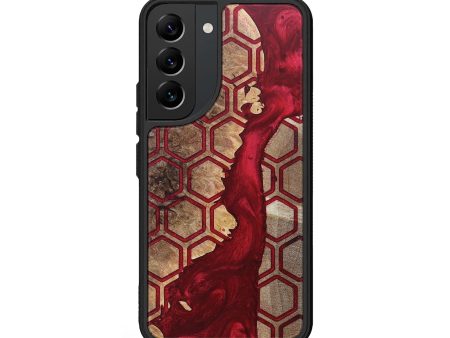 Galaxy S22 Wood+Resin Phone Case - Erma (Pattern, 672274) Cheap