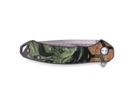 EDC Wood+Resin Pocket Knife - Skye (Pattern, 671950) on Sale