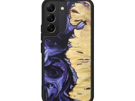 Galaxy S22 Wood+Resin Phone Case - Ariyah (Purple, 677107) For Cheap