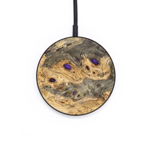 Circle  Wireless Charger - Lorene (Wood Burl, 671918) Online Hot Sale