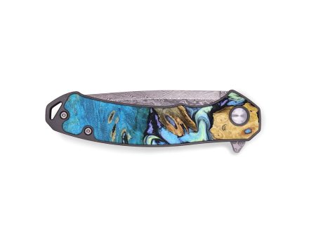 EDC Wood+Resin Pocket Knife - Elizabeth (Aurora, 672045) Supply