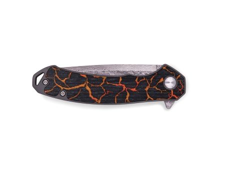 EDC Wood+Resin Pocket Knife - Ayla (Lava, 672060) Discount