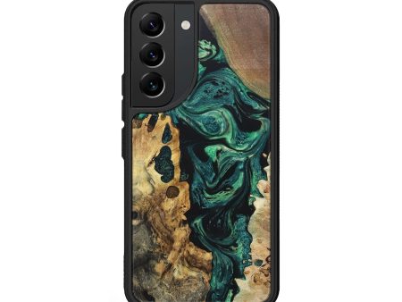 Galaxy S22 Wood+Resin Phone Case - Jeanne (Mosaic, 675204) Fashion