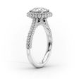 The Kylie Set With A 3.5 Carat Oval Moissanite Online Sale