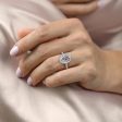 The Kylie Set With A 4.5 Carat Oval Moissanite Cheap